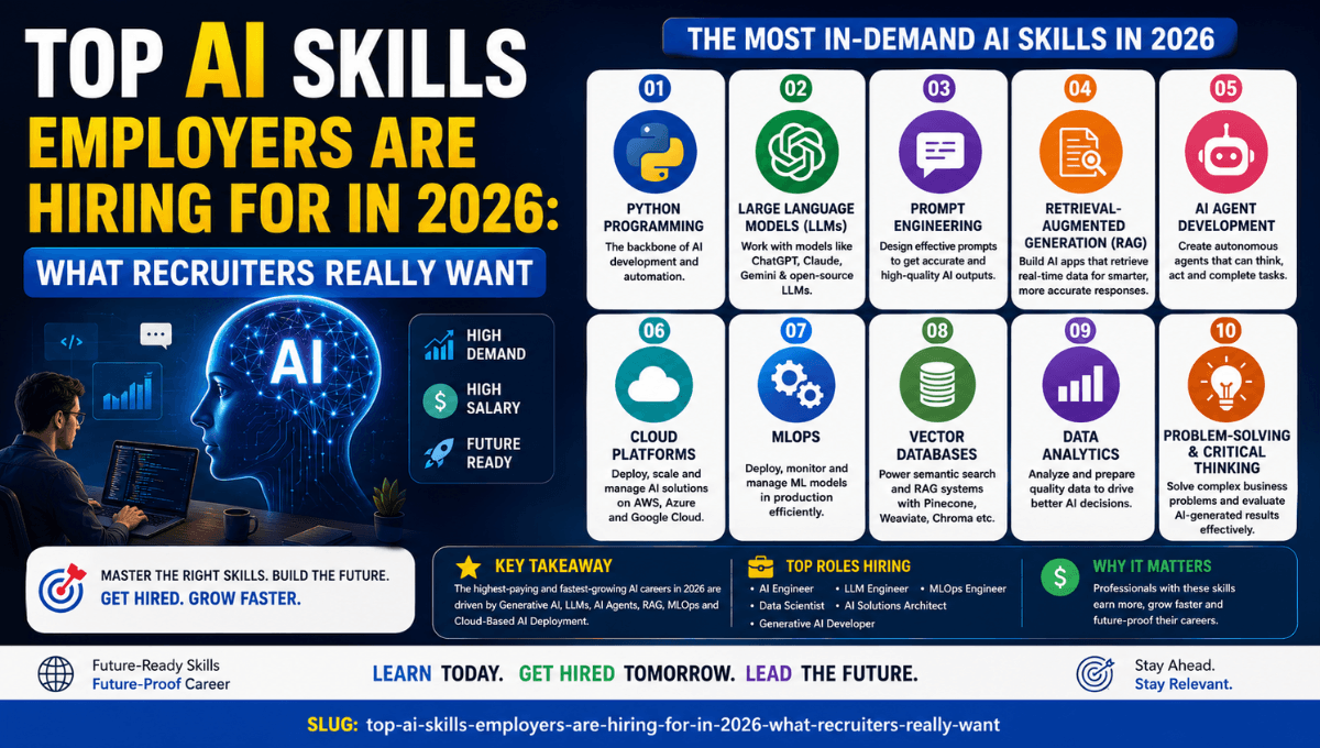 Top AI Skills Employers Are Hiring for in 2026: What Recruiters Really Want