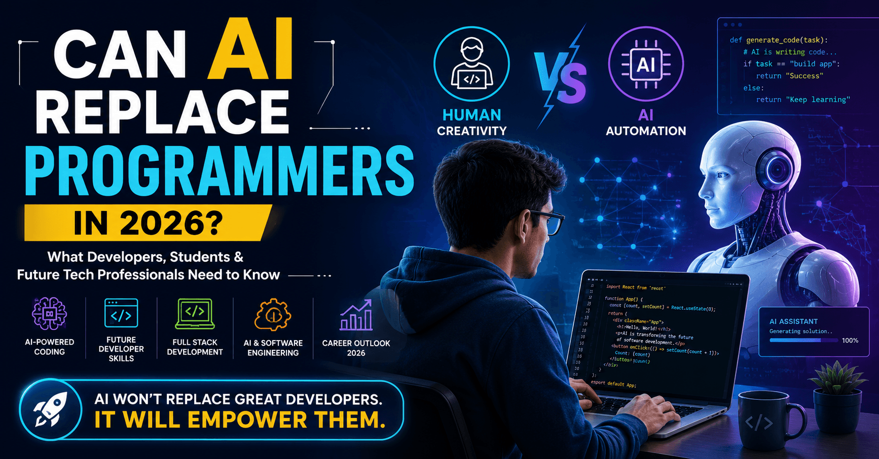 Can AI Replace Programmers in 2026? The Truth Every Developer and Student Should Know